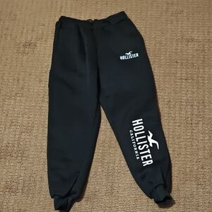 Hollister Black Logo Joggers